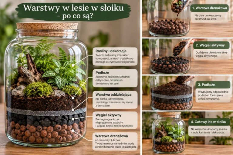 Warstwy w lesie w słoiku – po co są?